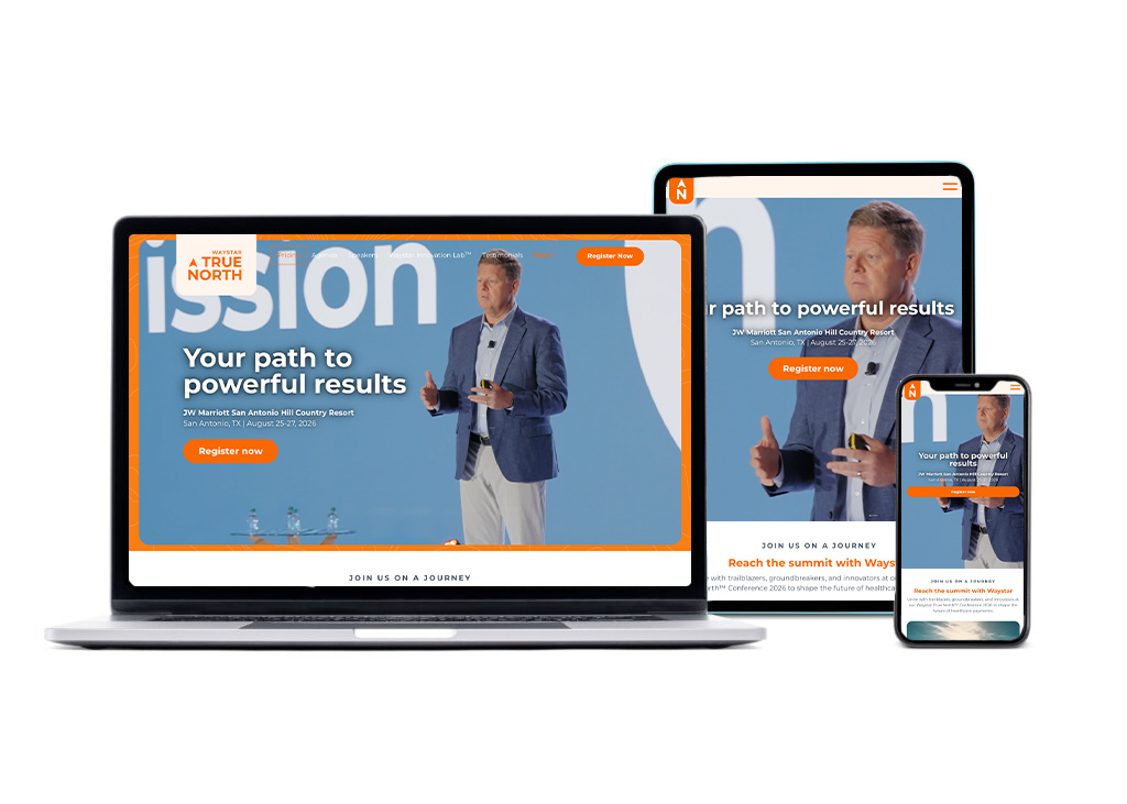 True North website screenshots